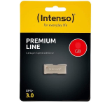 Intenso Premium Line - Chiavetta USB - 128 GB - USB 3.0 - argento